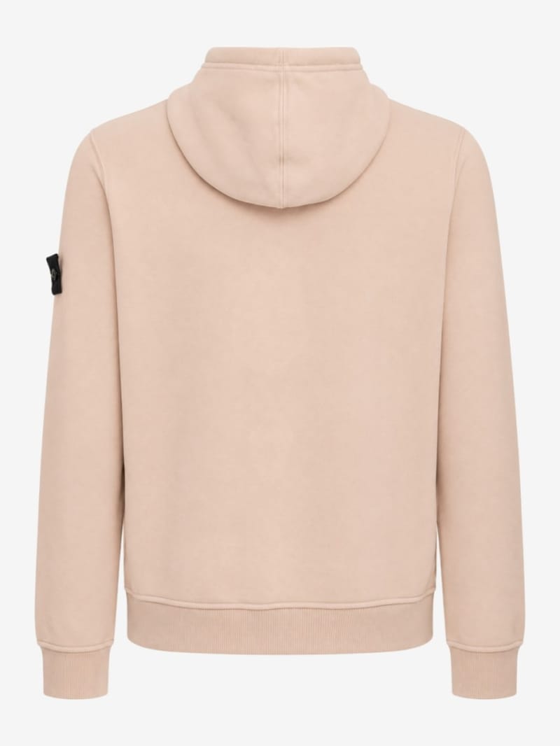 Stone Island - Logo cotton hoodie