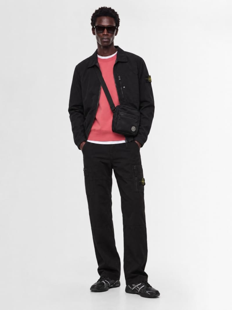 Stone Island - Cotton cargo pants with pockets