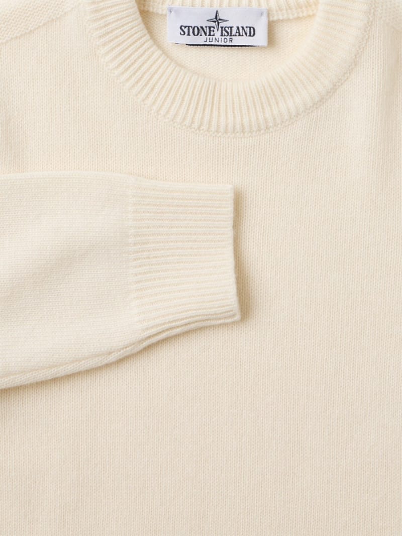 Stone Island Junior - Crewneck sweater with badge
