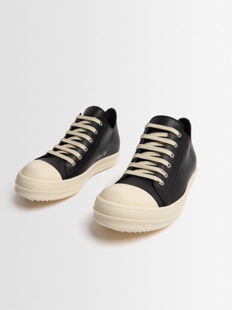 Rick Owens - Low-top sneakers with ridged sole