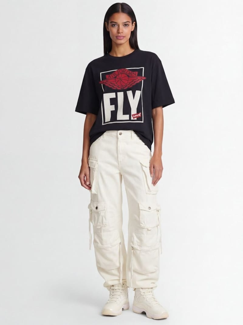 Jordan - Cotton t-shirt with graphic print
