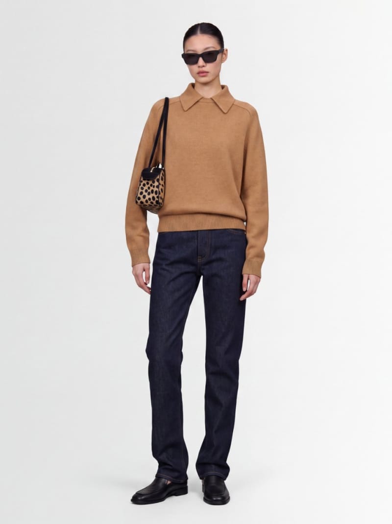 Khaite - Wool-blend sweater with collar
