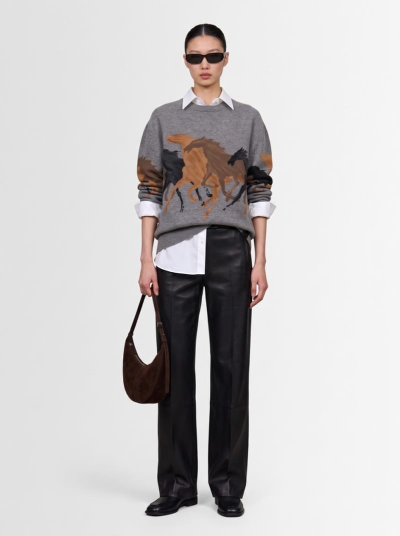 Stella McCartney - Virgin wool jacquard sweater