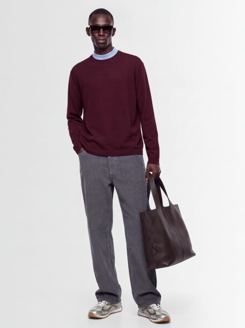 Jil Sander - Double-layer wool knit sweater