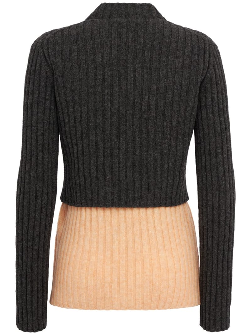 Jil Sander - Wool double-layer sweater