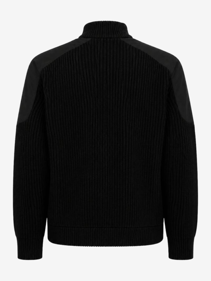 Moose Knuckles - Magnus hybrid wool blend knit jacket