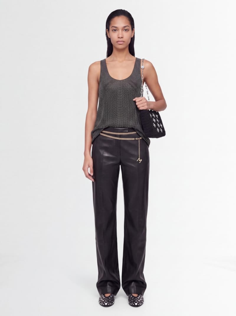 Giuseppe Di Morabito - Metallic mesh top