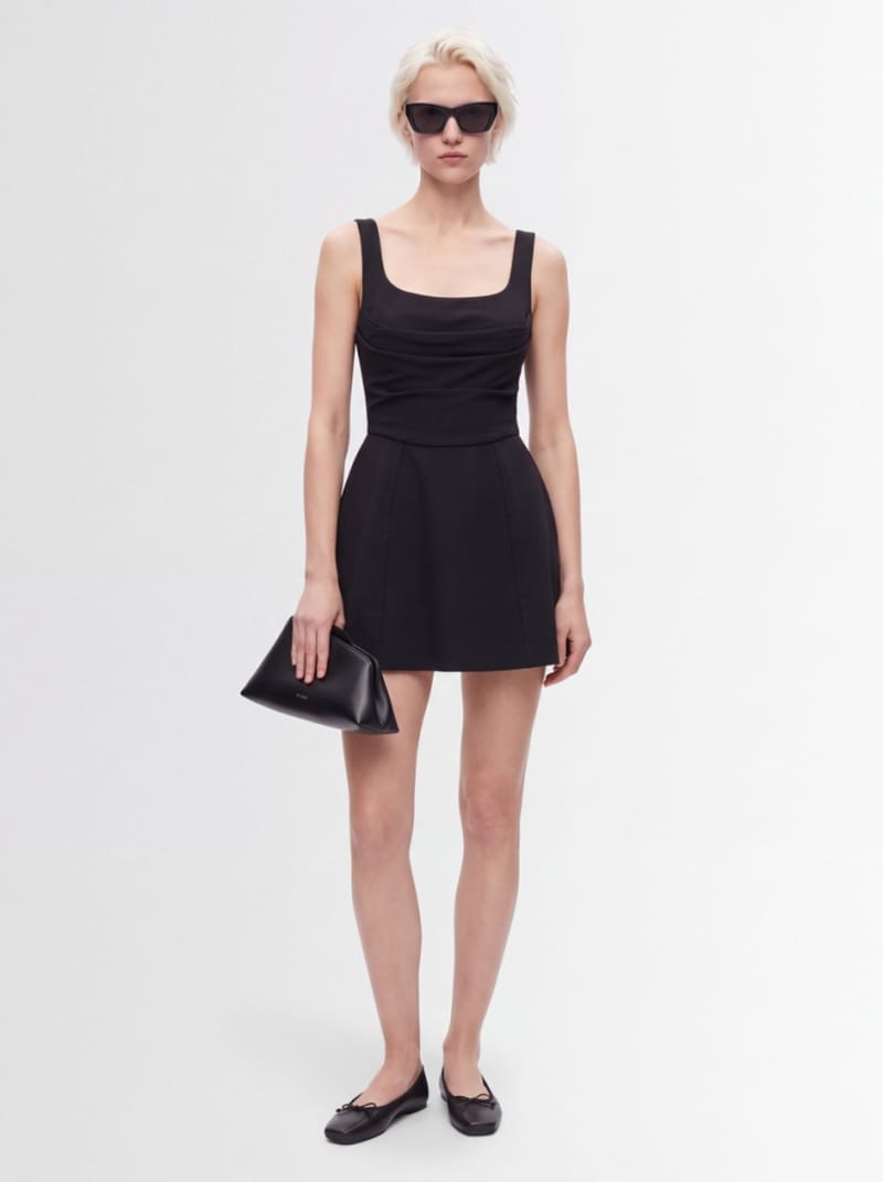 Giuseppe Di Morabito - Draped wool satin mini dress