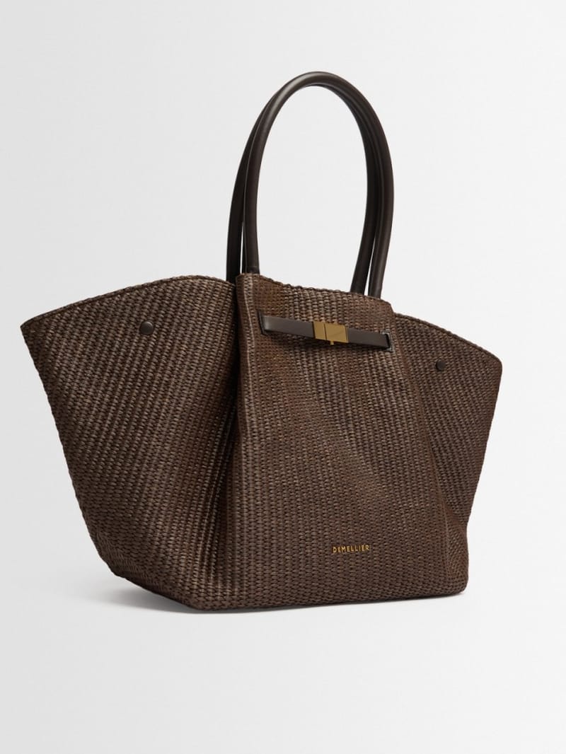DeMellier - New York raffia-effect tote bag