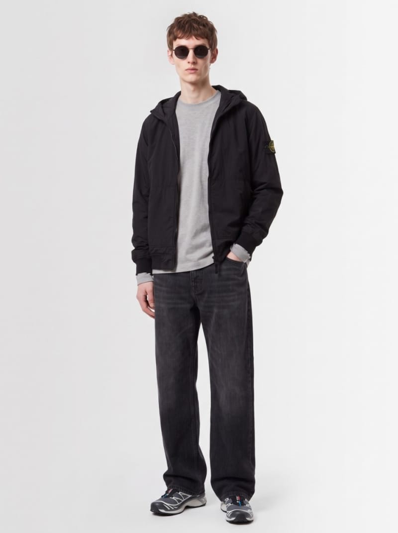 Stone Island - Nylon hooded bomber jacket