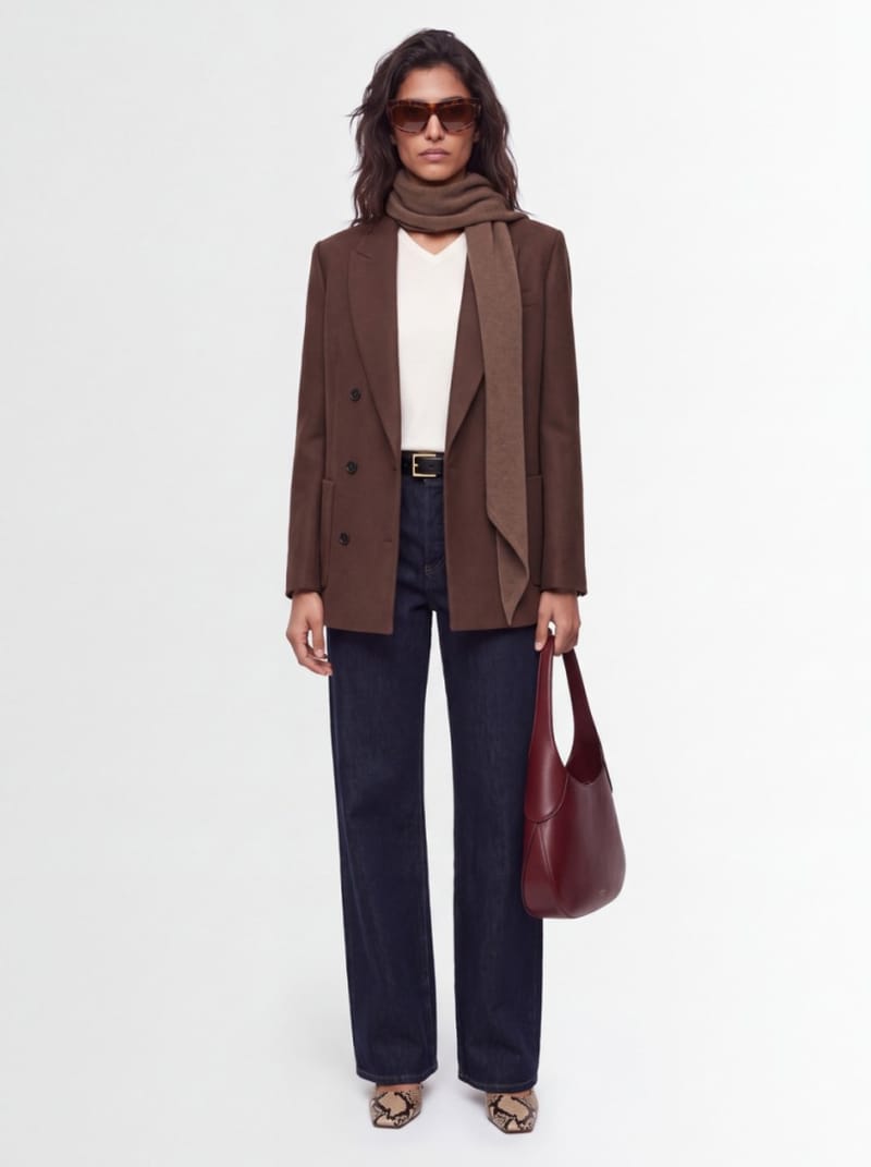 CRUNA - Oversize double-breasted blazer