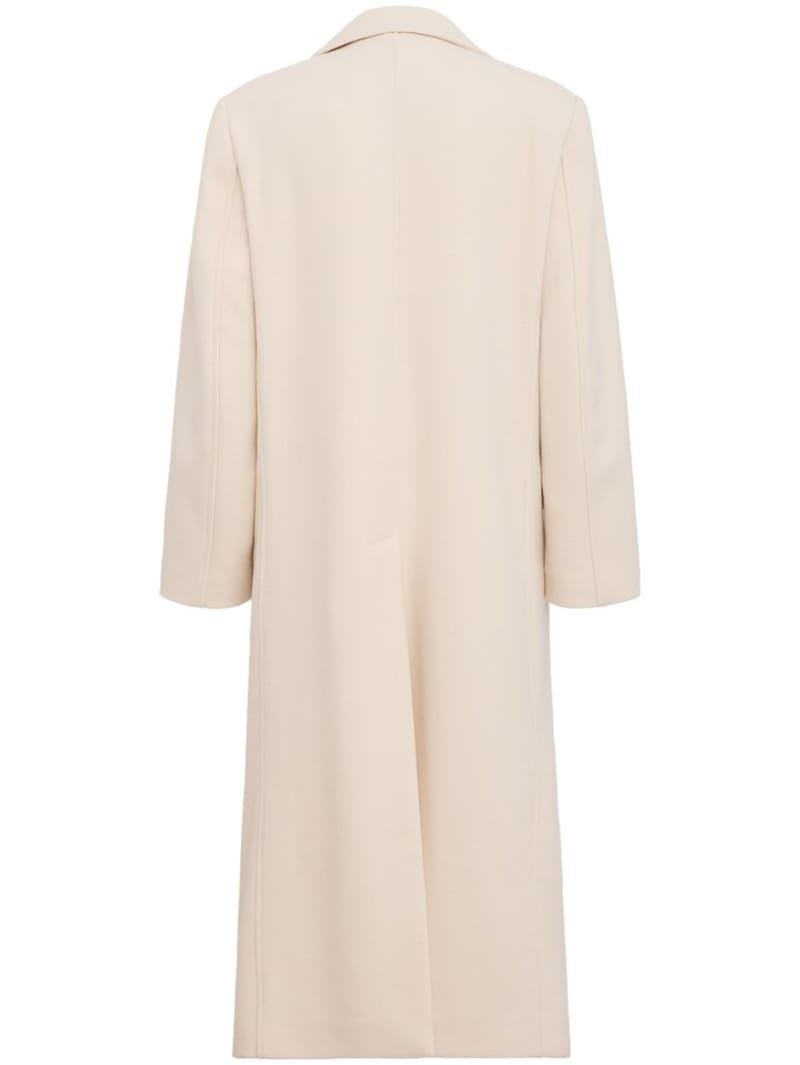 CRUNA: Oversized double-breasted long coat