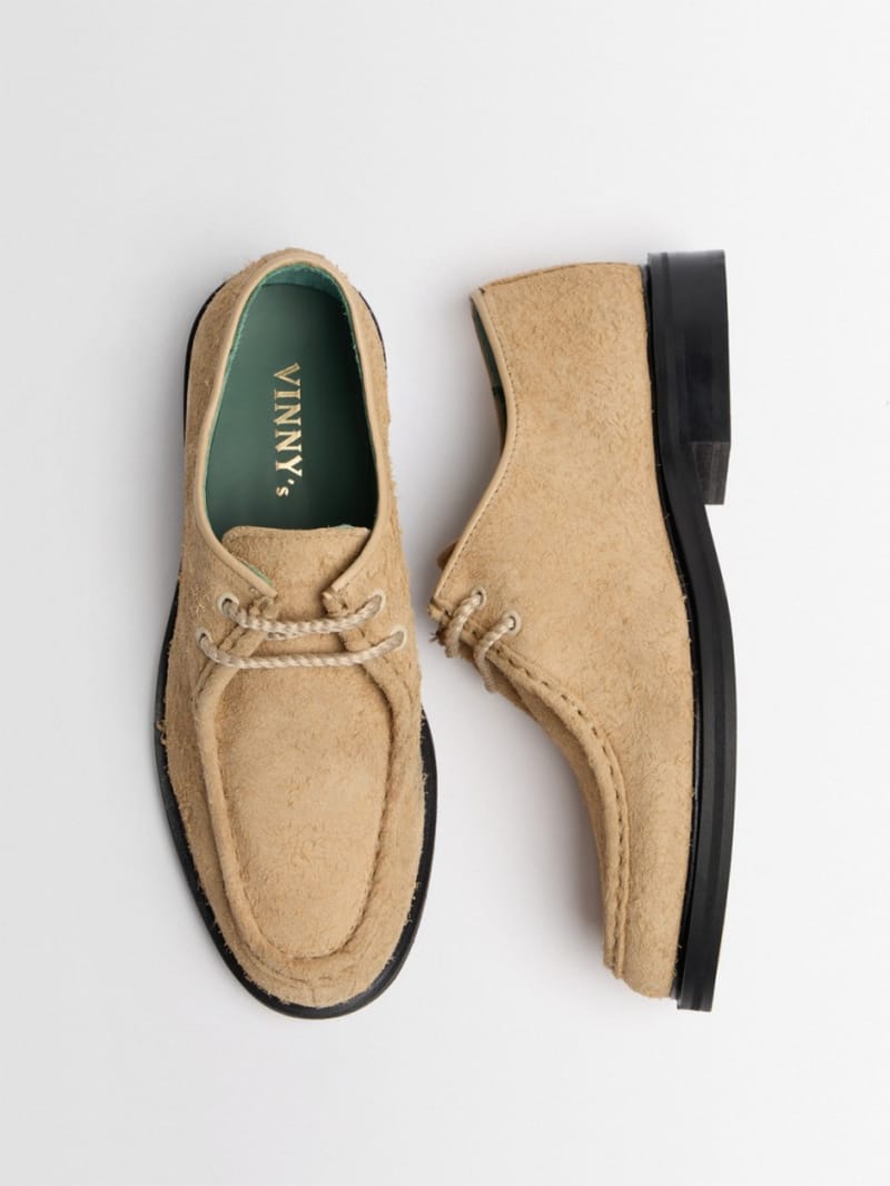 VINNY'S - Percee Vale suede lace-up shoes