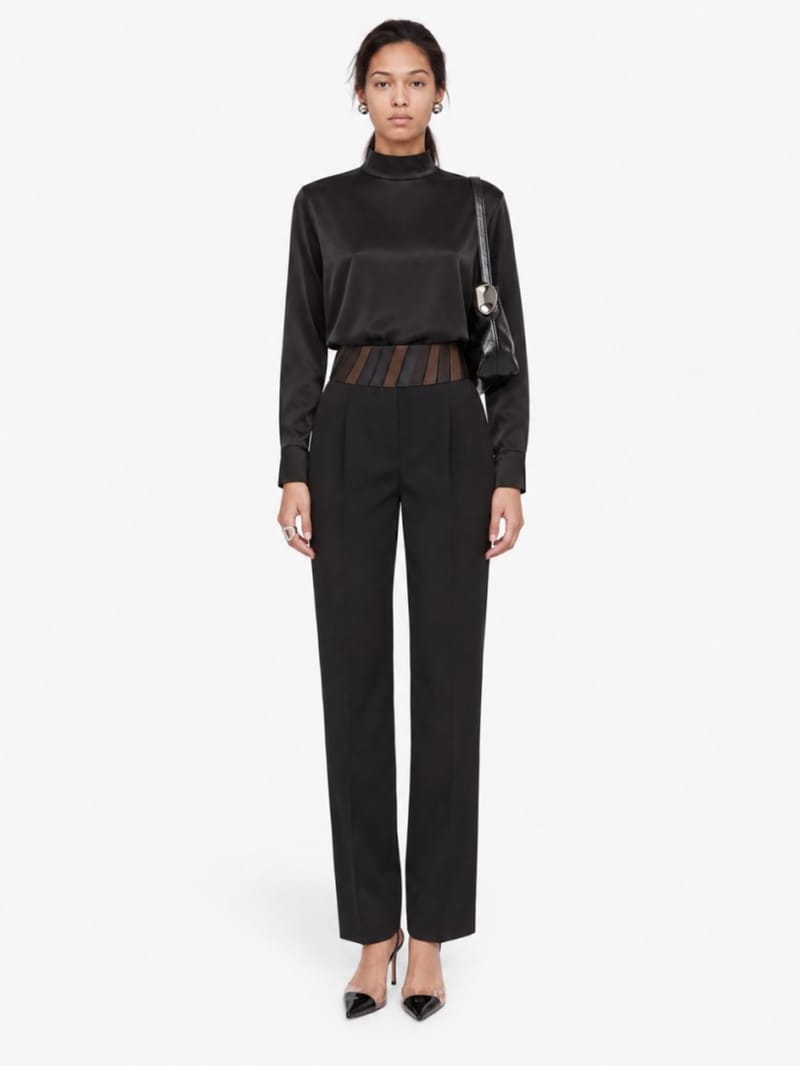 CRUNA - Regular fit mock-neck top
