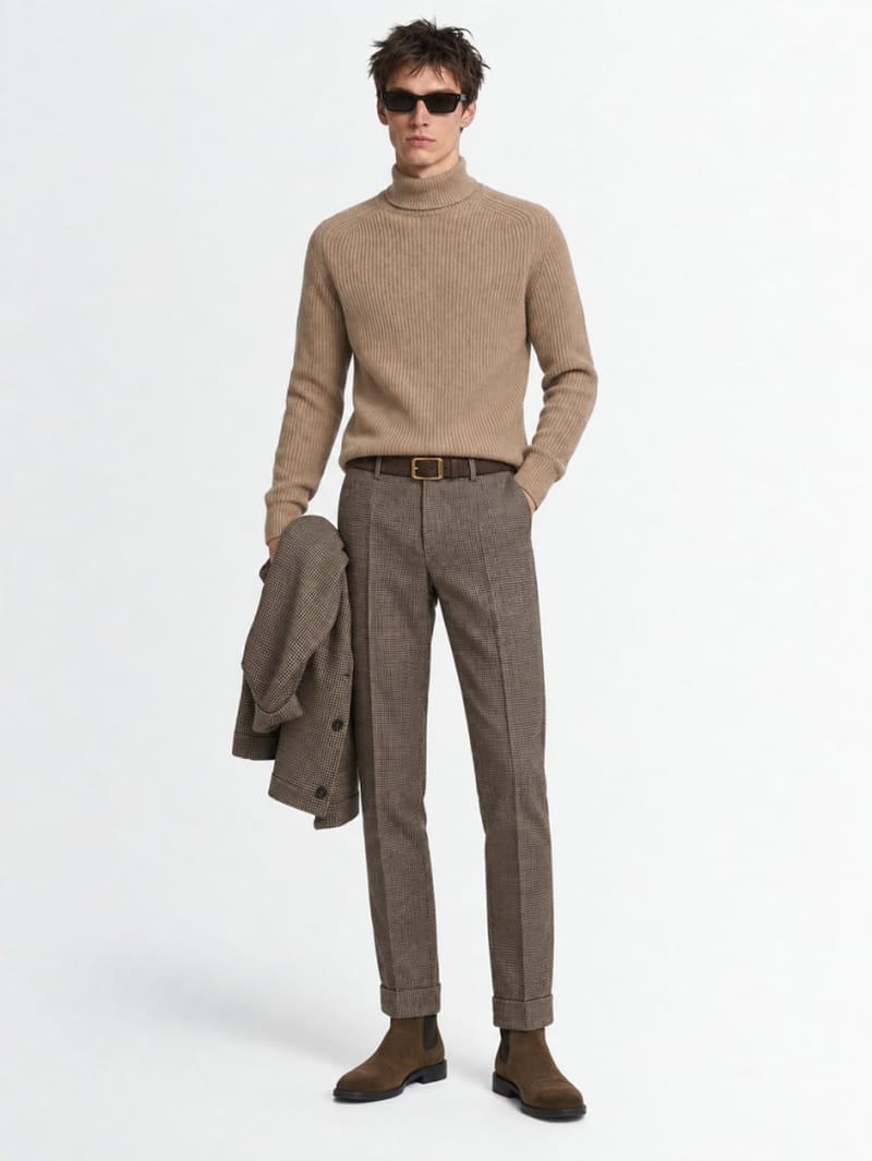 CRUNA: Regular fit Turtleneck Long sleeved
