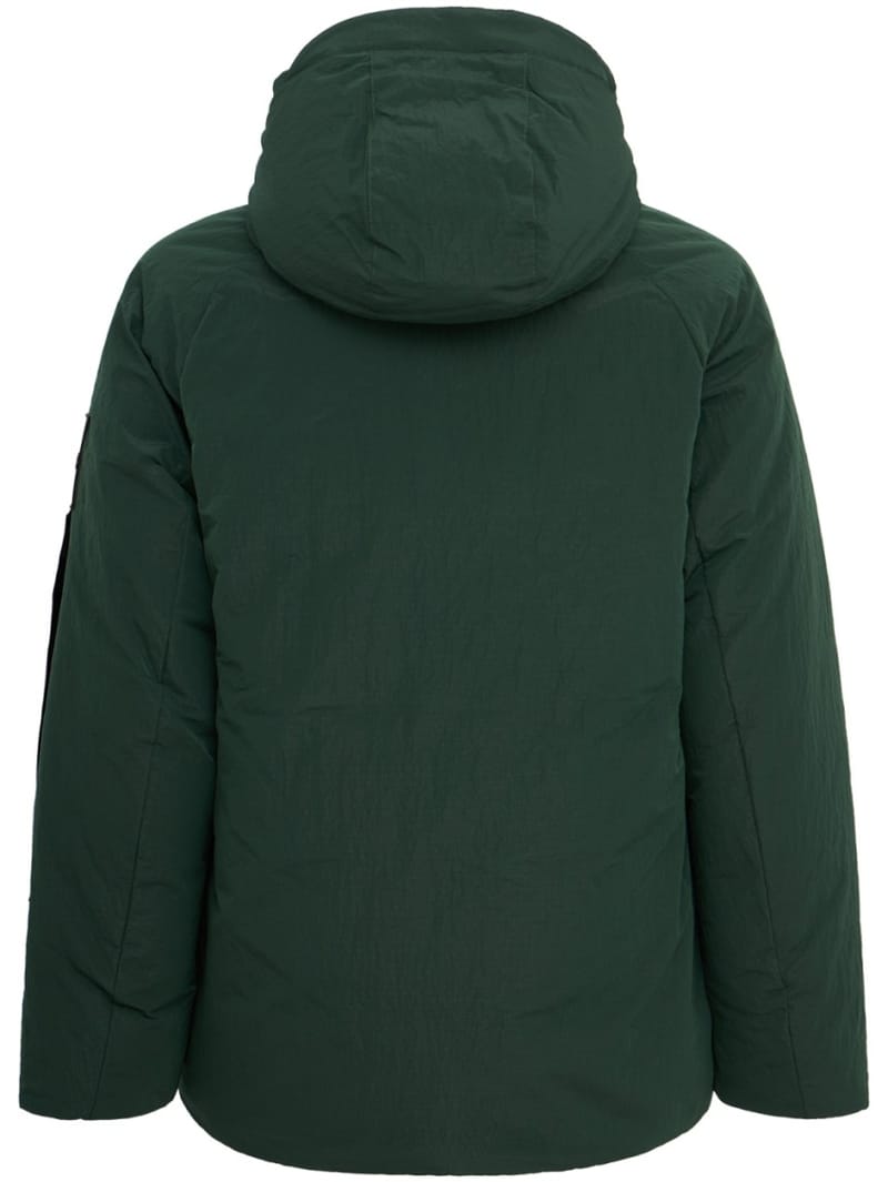 OUTHERE: Root hooded nylon down jacket