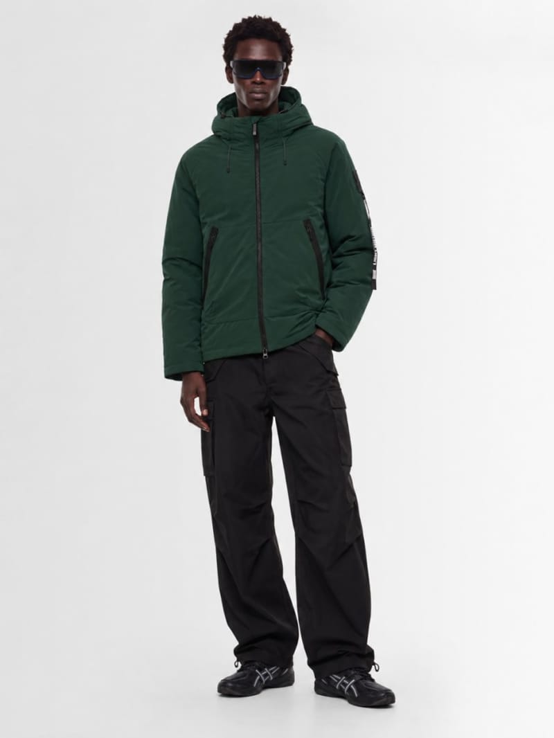 OUTHERE - Root hooded nylon down jacket