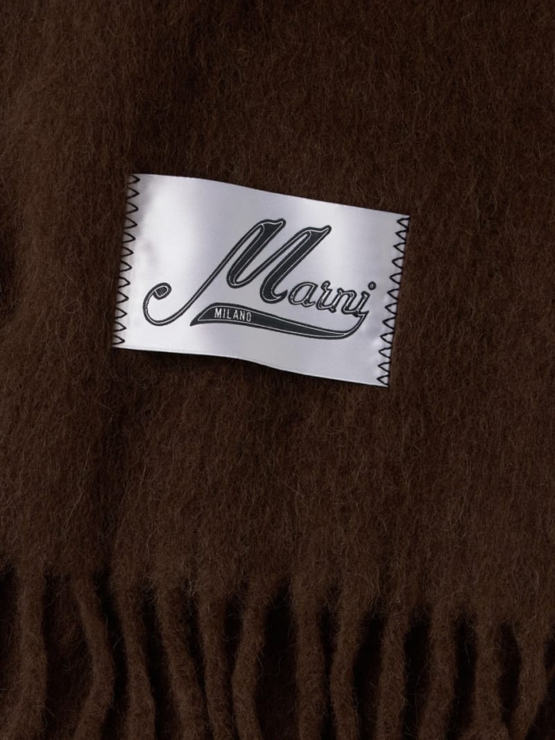 Marni - 拉绒羊驼毛混纺围巾