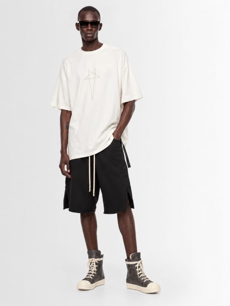 Rick Owens DRKSHDW - Shorts long boxers fermeture éclair au dos