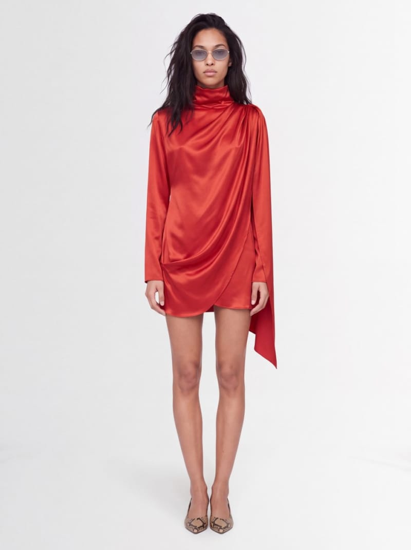 Giuseppe Di Morabito - Draped silk short dress