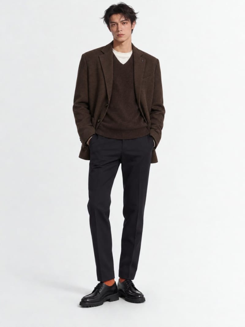 CRUNA - Single-breasted blazer with patch pocket