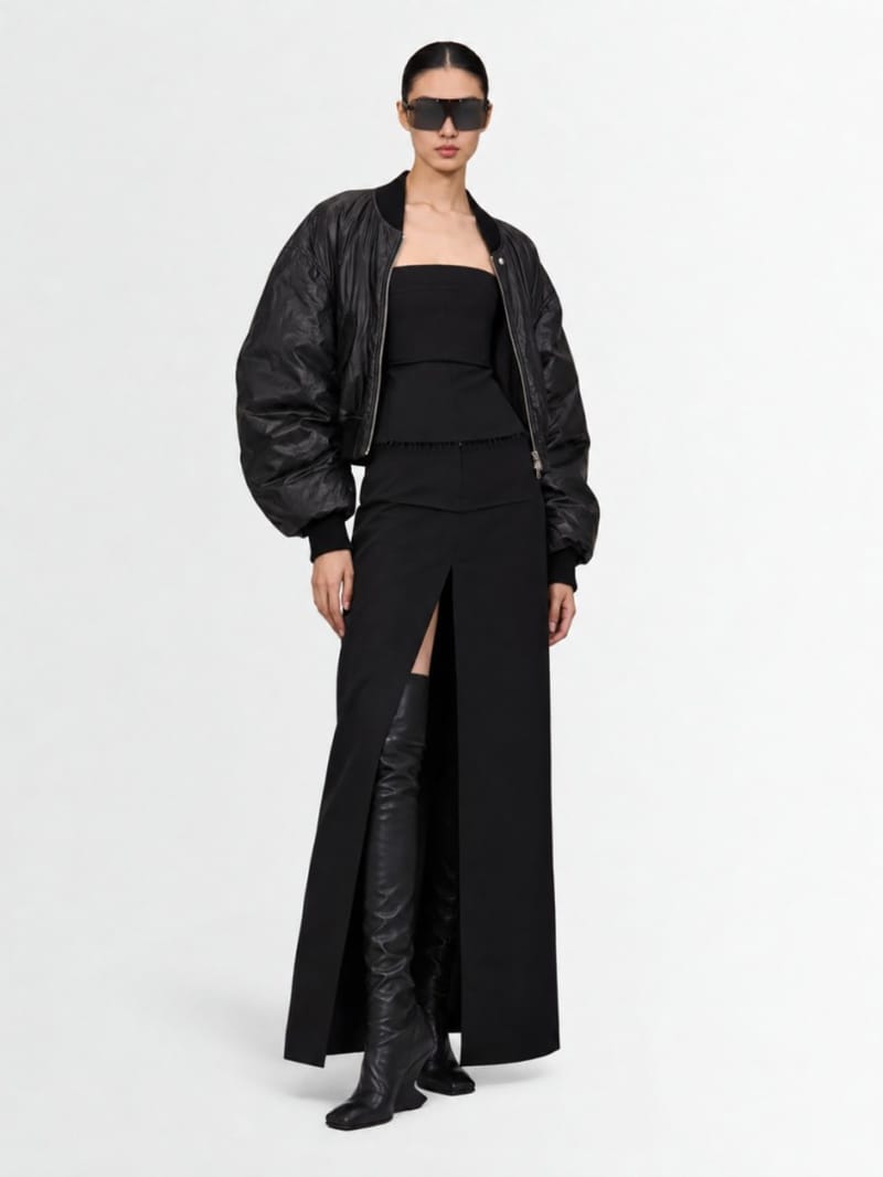 Rick Owens - Sliced skirt
