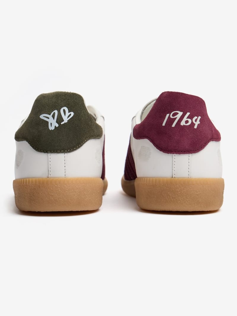 Dsquared2: Baskets à logo en cuir et polyamide