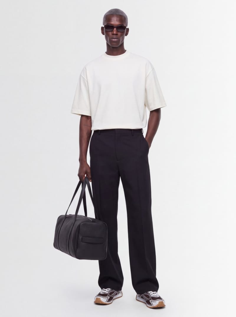 Jil Sander - Mock neck boxy fit cotton t-shirt