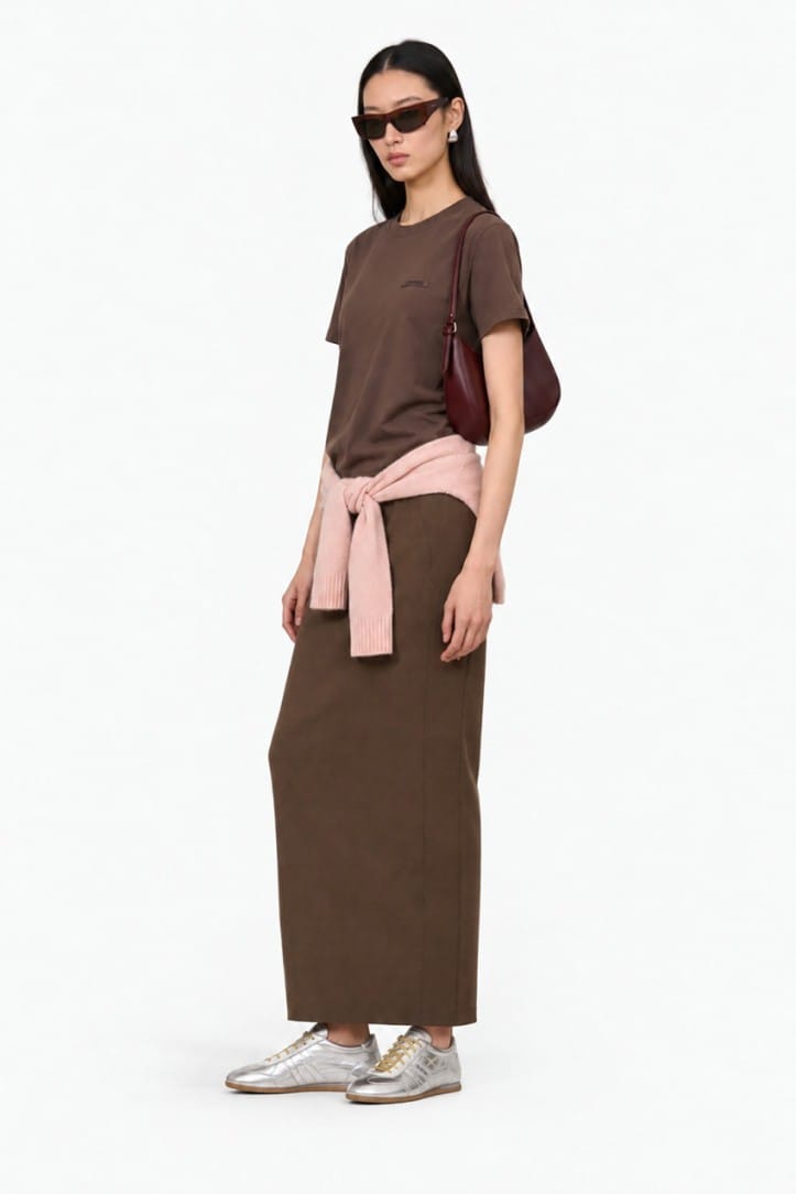 Jacquemus: T-Shirt Gros Grain aus Baumwolle