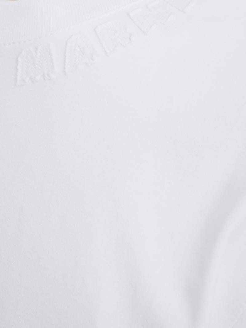 Marni: T-Shirt aus Baumwolljersey mit Logo