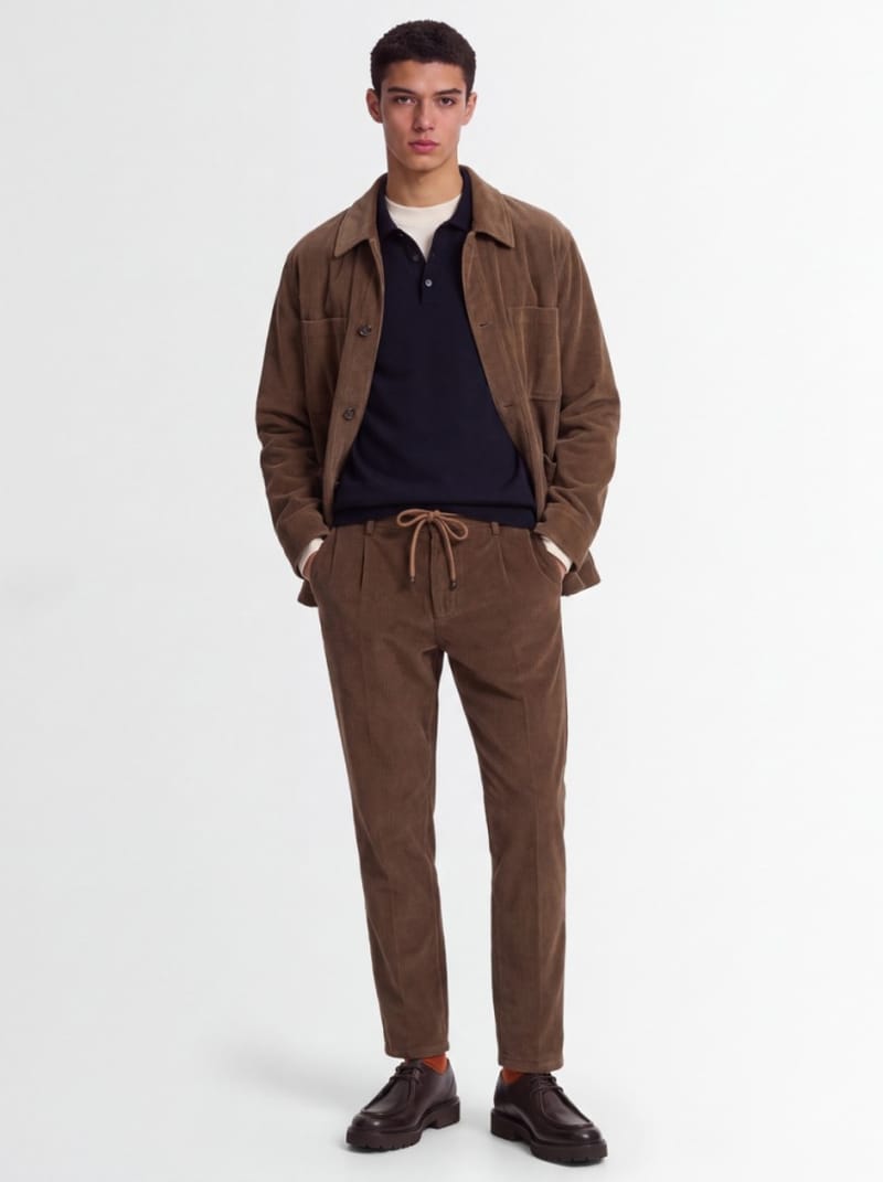 CRUNA - Tapered slim fit trousers
