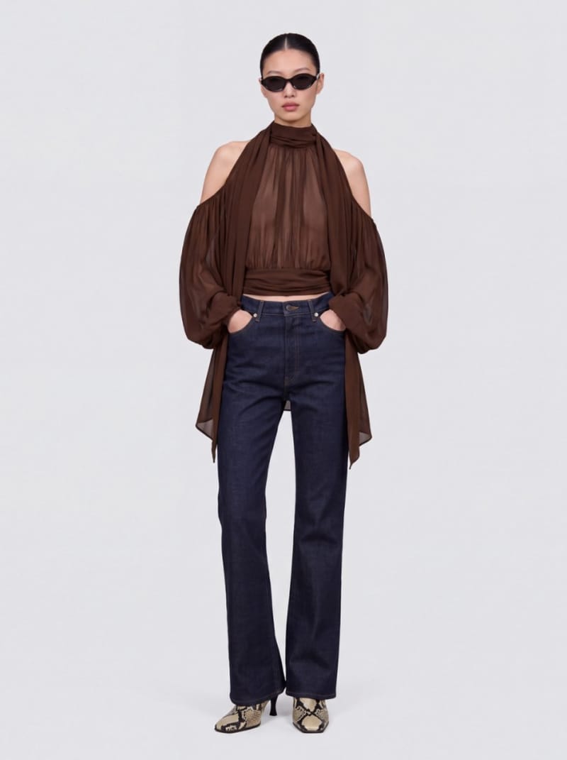 Giuseppe Di Morabito - Cropped top with draped neckline