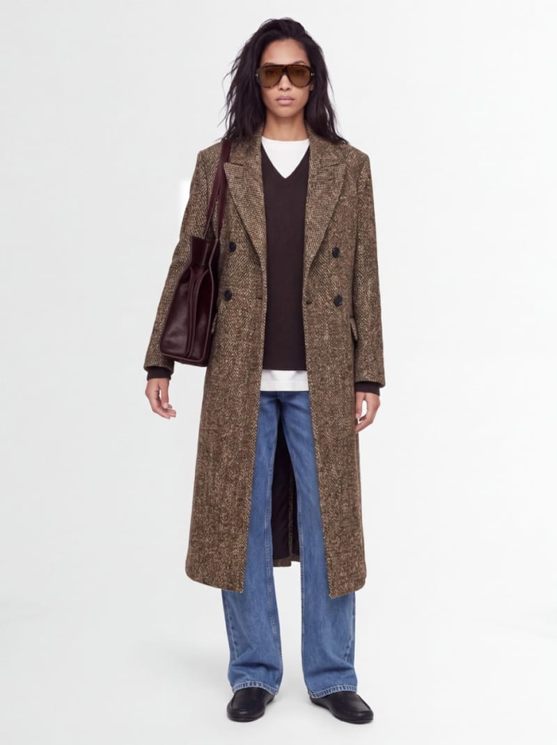 MSGM - Tweed long coat