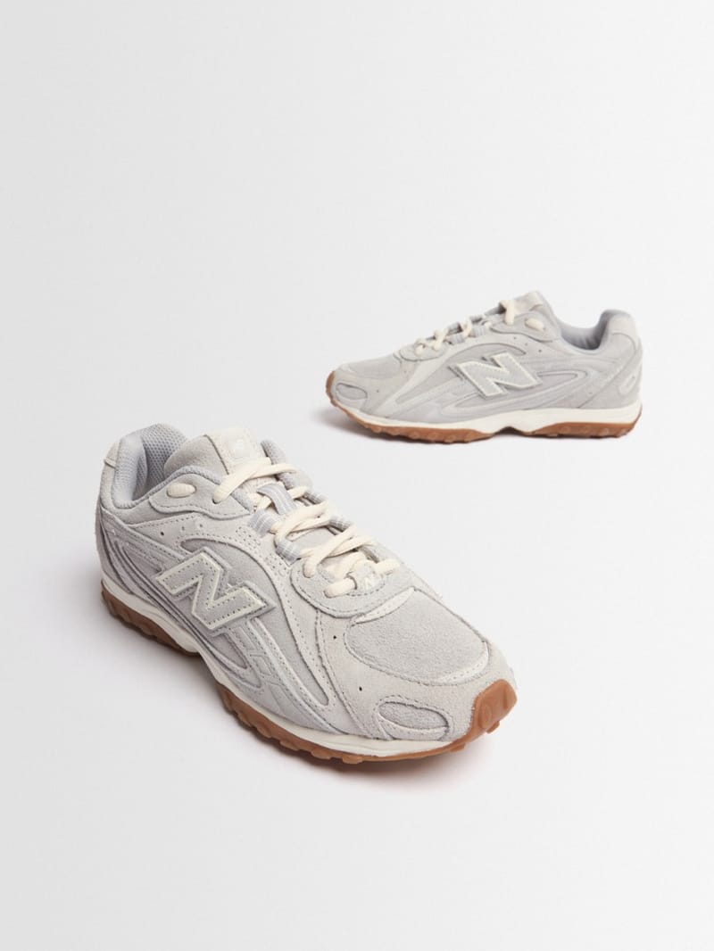 New Balance - Calfskin sneakers with logo