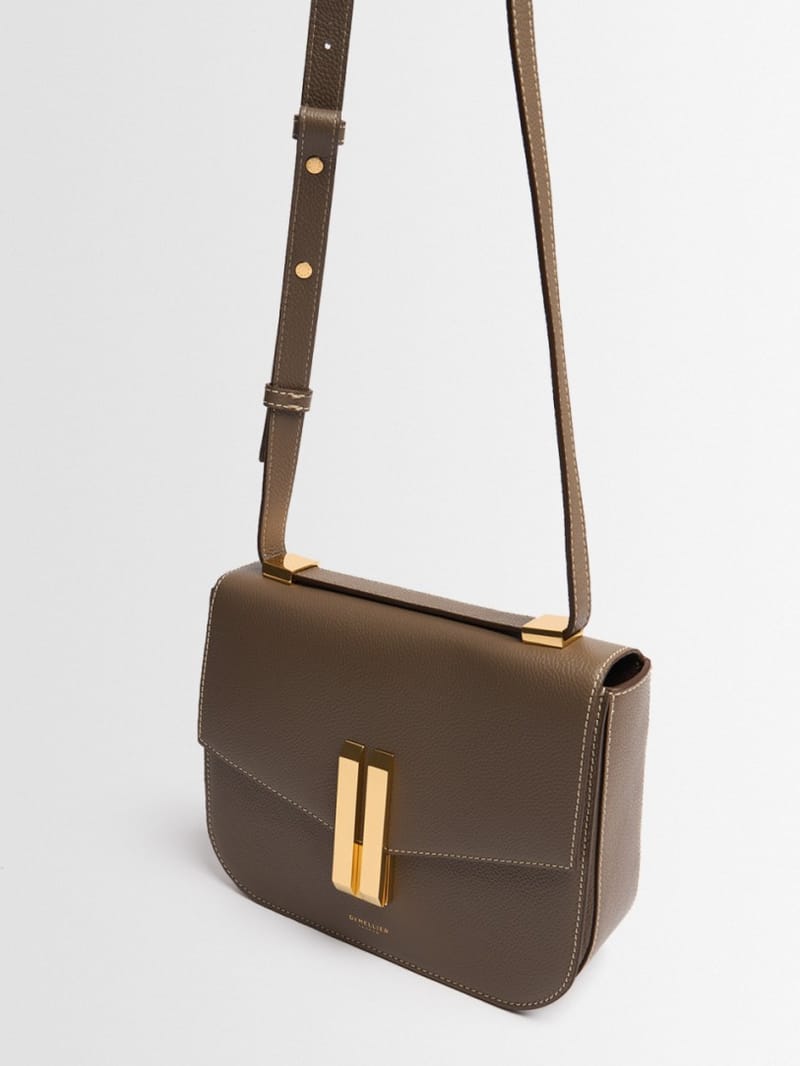 DeMellier - Grained leather crossbody bag