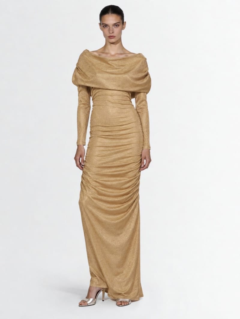 Giuseppe Di Morabito - Draped jersey long dress