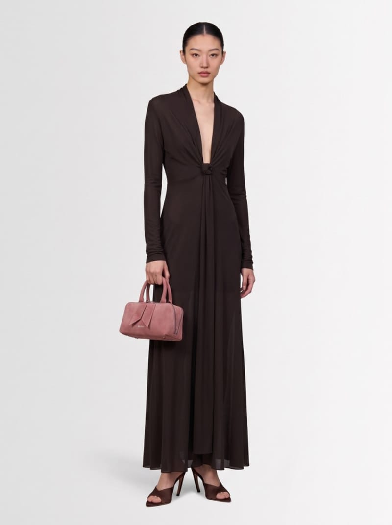 Giuseppe Di Morabito - Draped long dress with knot