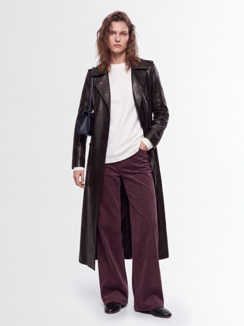 CRUNA - Wide leg mid rise pants