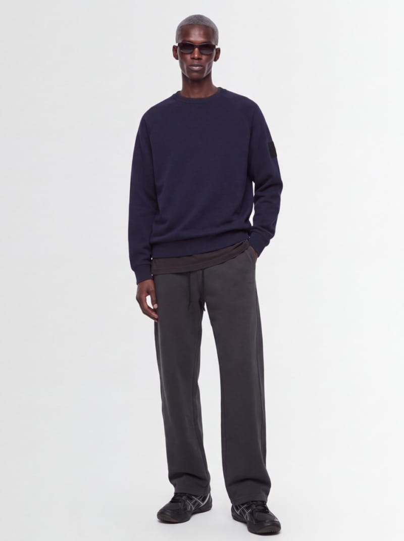 OUTHERE - Woodveil cotton blend crewneck sweater