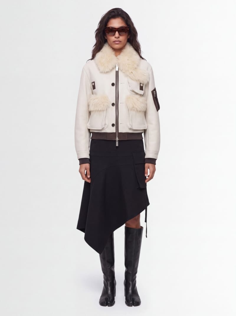 Sacai - Wool Melton Blouson
