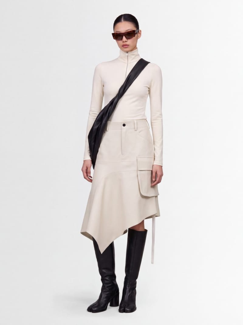 Sacai - Wool Melton Skirt