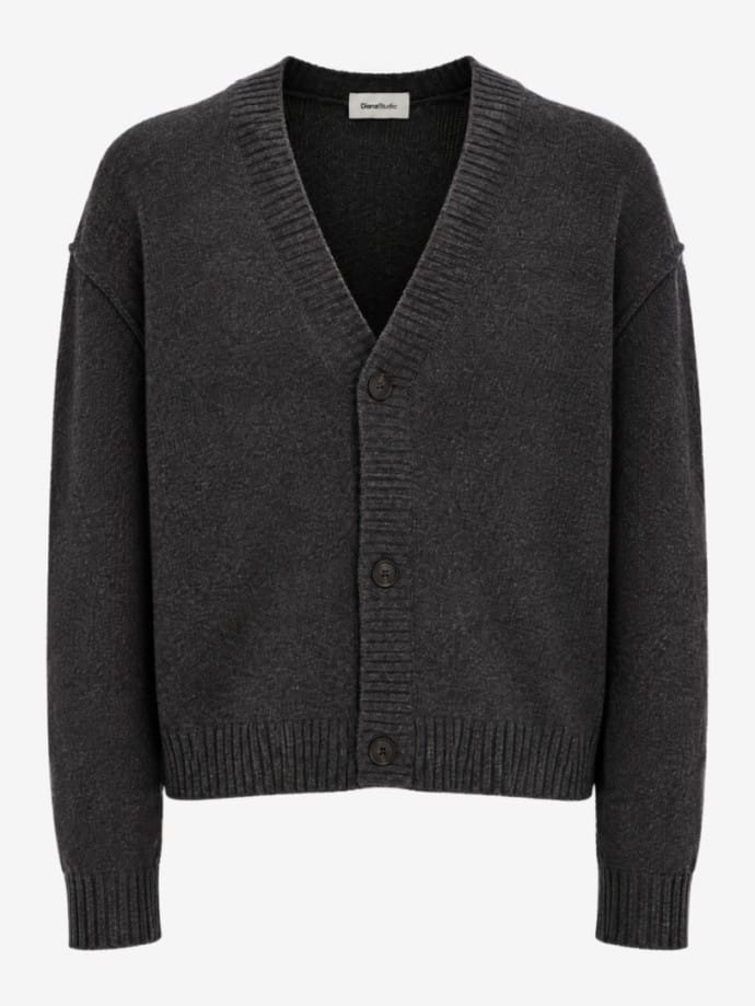 Kaschmir-Strickjacke