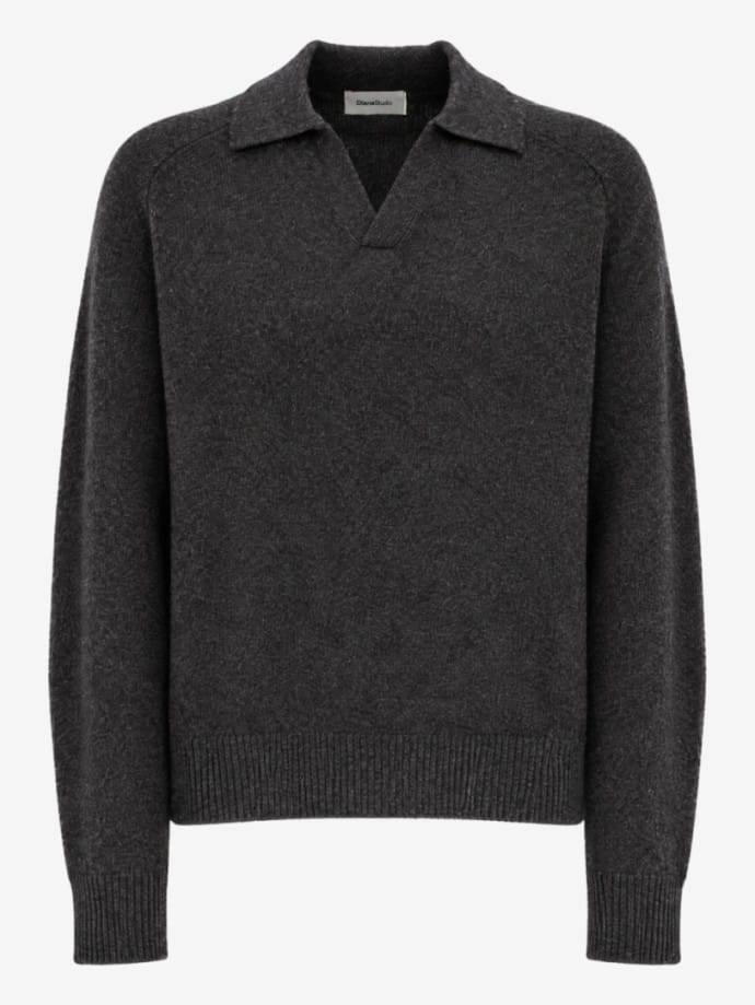 Cashmere-Strickpolo