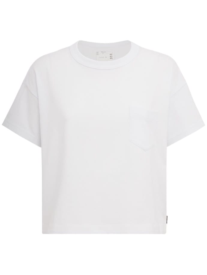 Cotton jersey pocket T-shirt