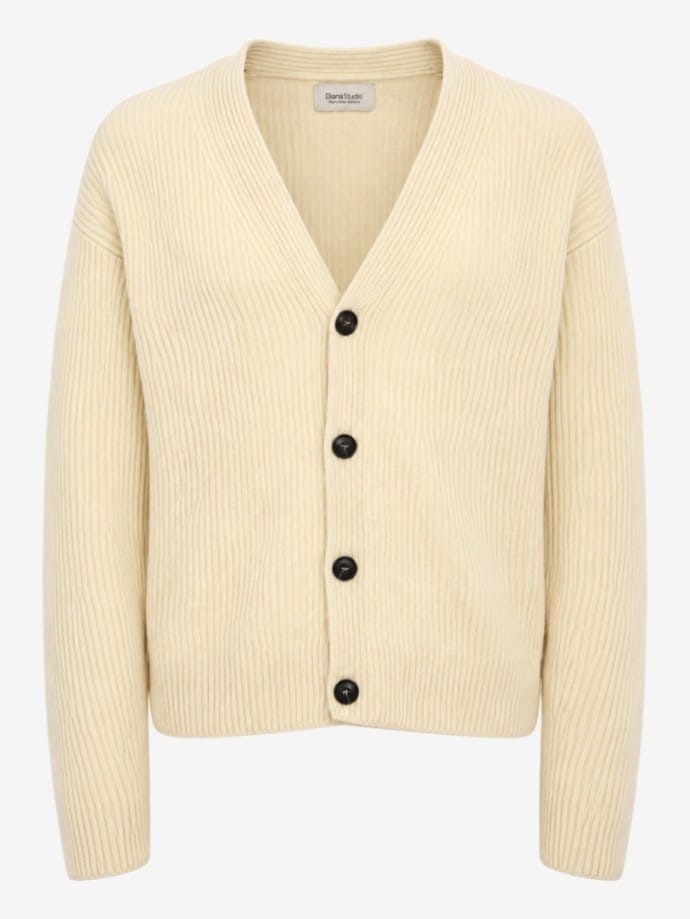 Merino-Wollstrickjacke