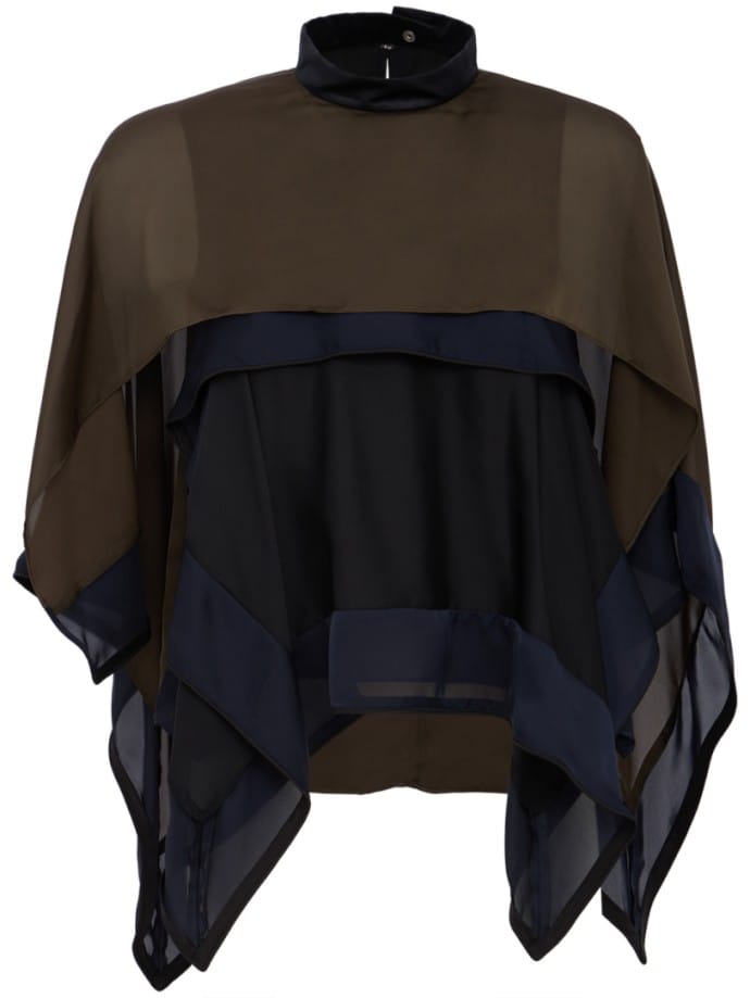 Satin x Chiffon Pullover