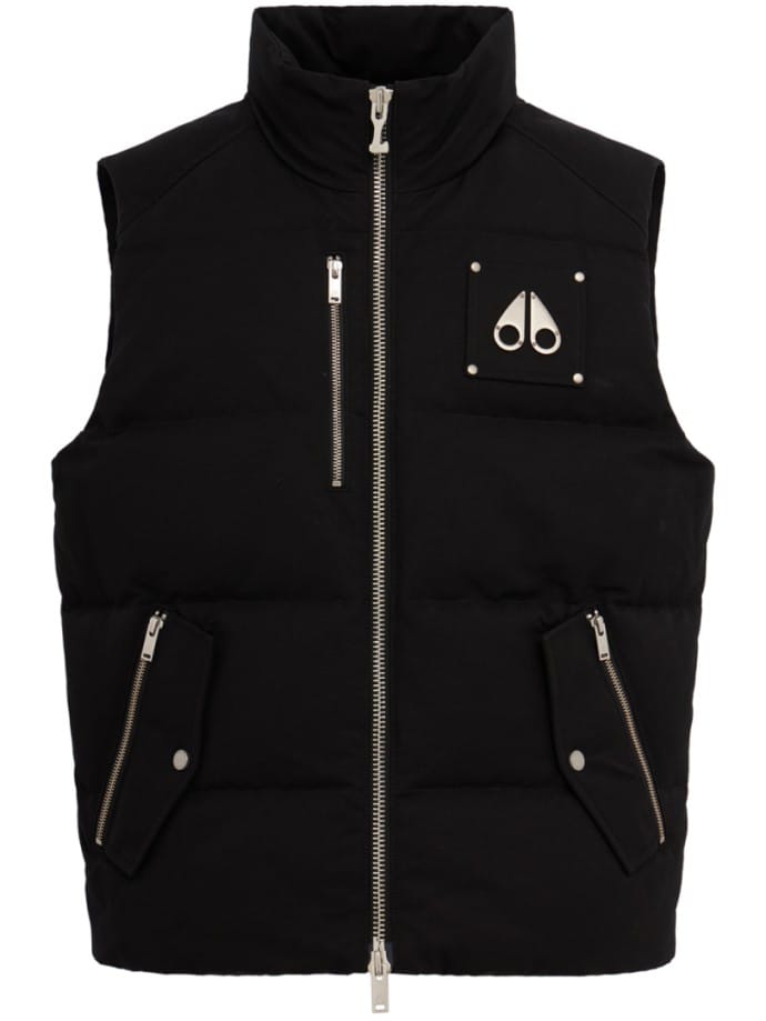 Gilet imbottito in cotone con zip