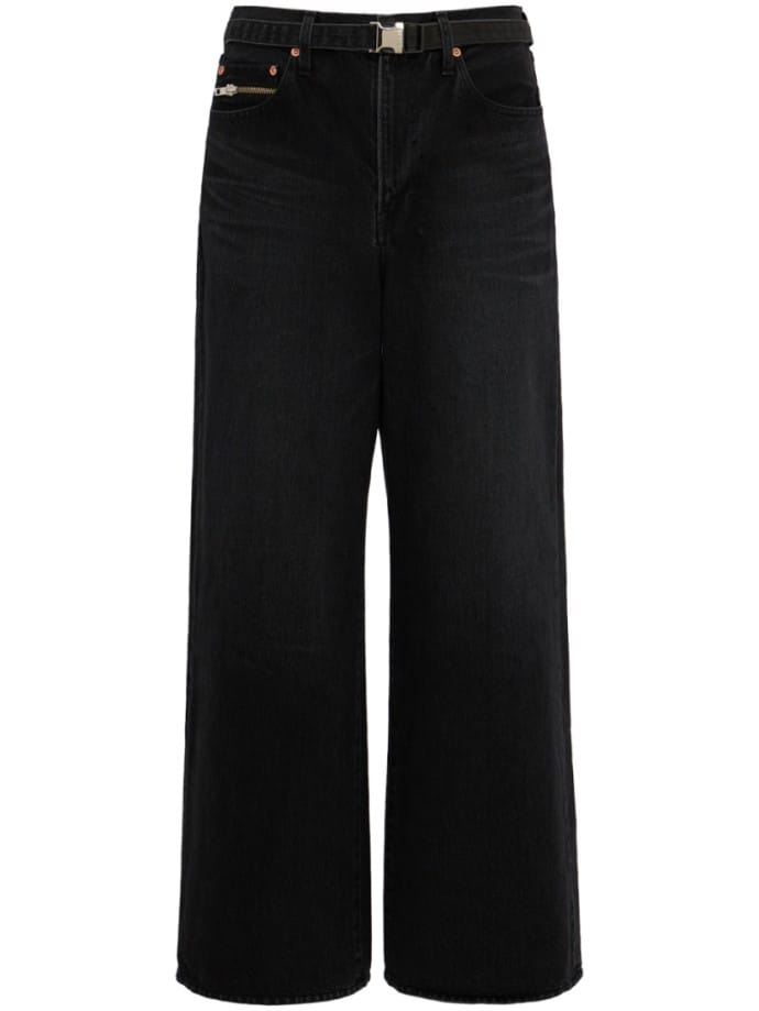 Weite Denim-Hosen
