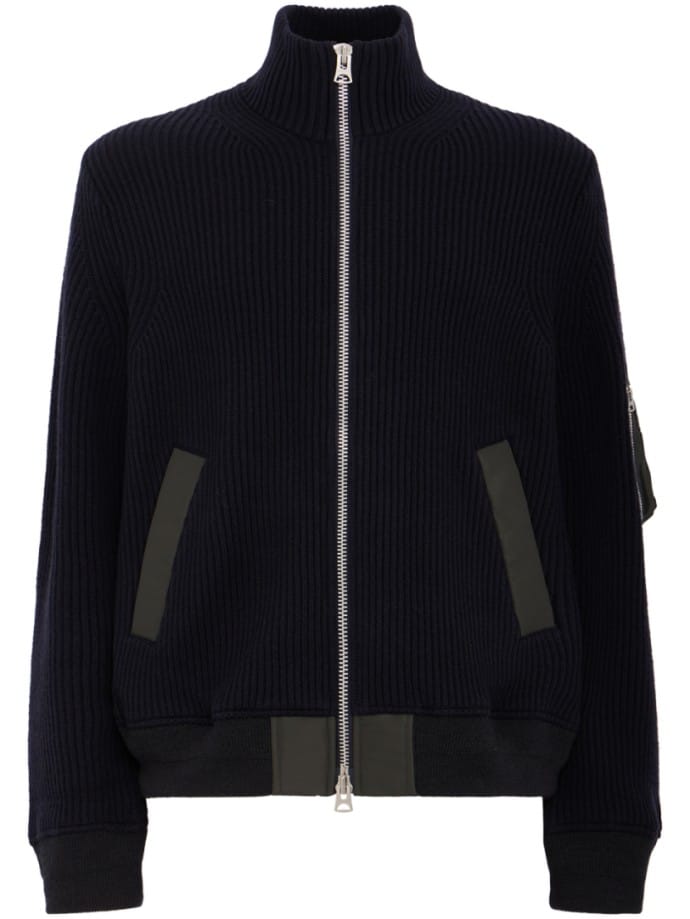 Wool Knit Blouson